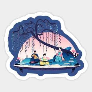 Japan Ilustration Art Sticker